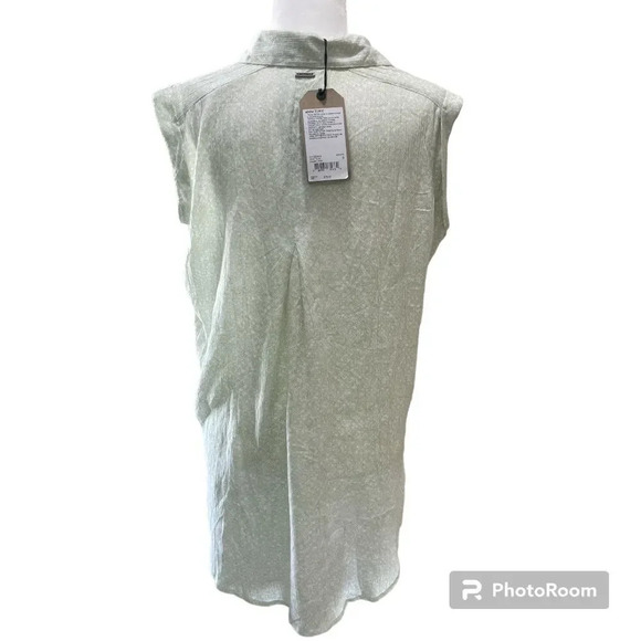 prAna Women's Anini Tunic Top Swim Coverup Celadon Misty Size Small - Picture 4 of 8
